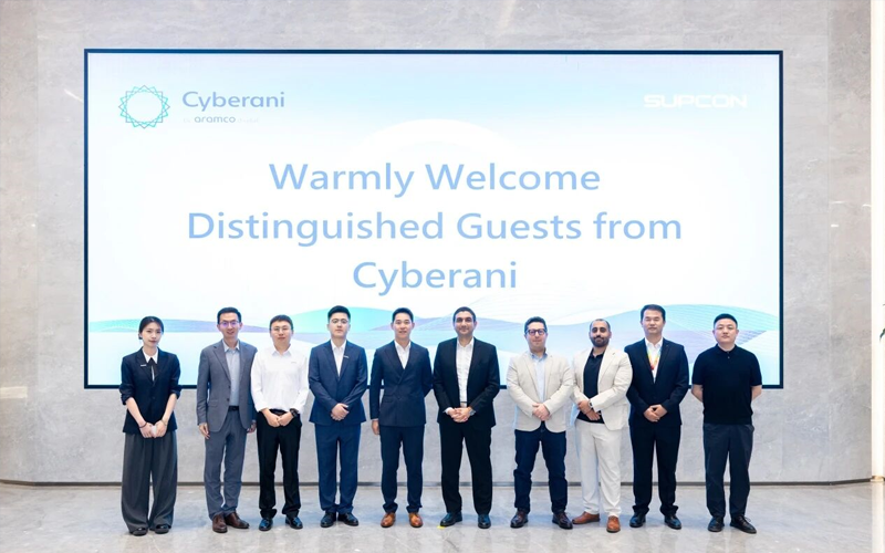 沙特阿美旗下Cyberani高层访问J9.COM，携手共筑工业信息安全新格局